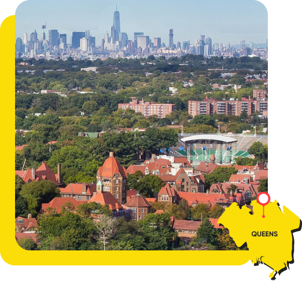 My Half Price Queens Forest Hills Movers Map
