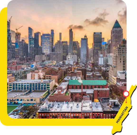 My Half Price Manhattan Hell's Kitchen Movers Map