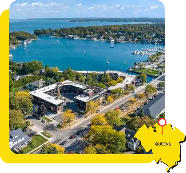 My Half Price Queens Bayside Movers Map