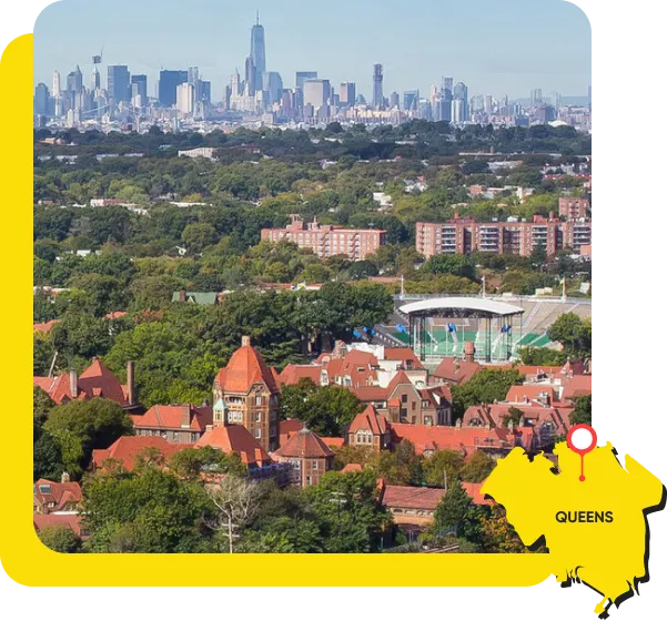 My Half Price Queens Forest Hills Movers Map