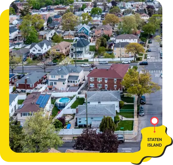 My Half Price Staten Island Tottenville Movers Map